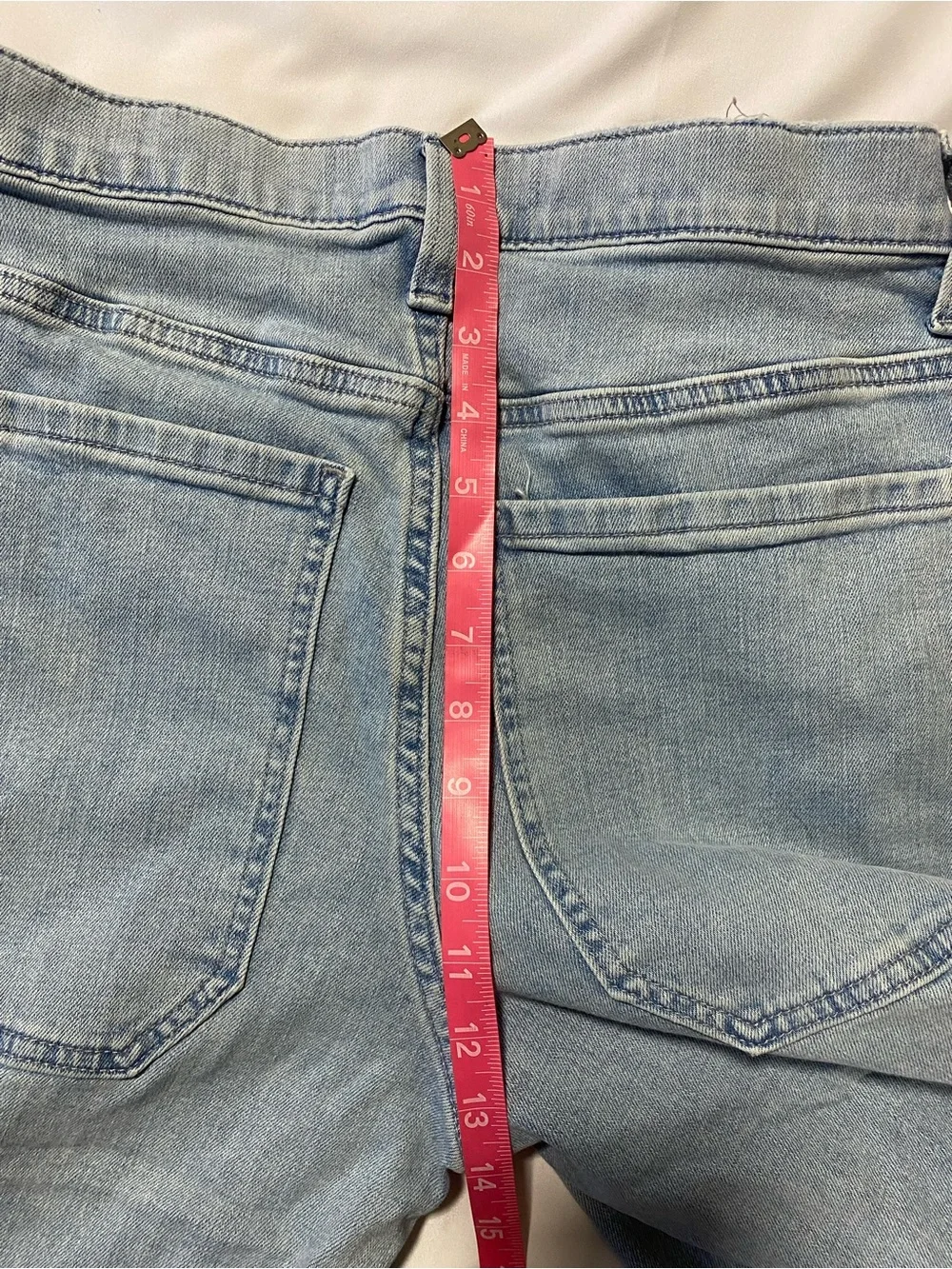 Hollister Baggy Light Blue Straight Cargo Jeans for Men